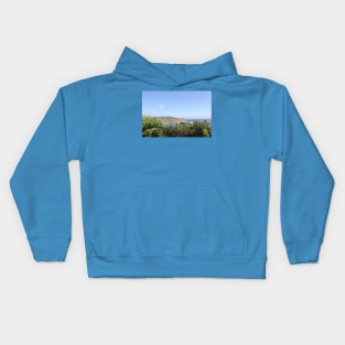 Scenic Caribbean Island Saint Lucia Kids Hoodie